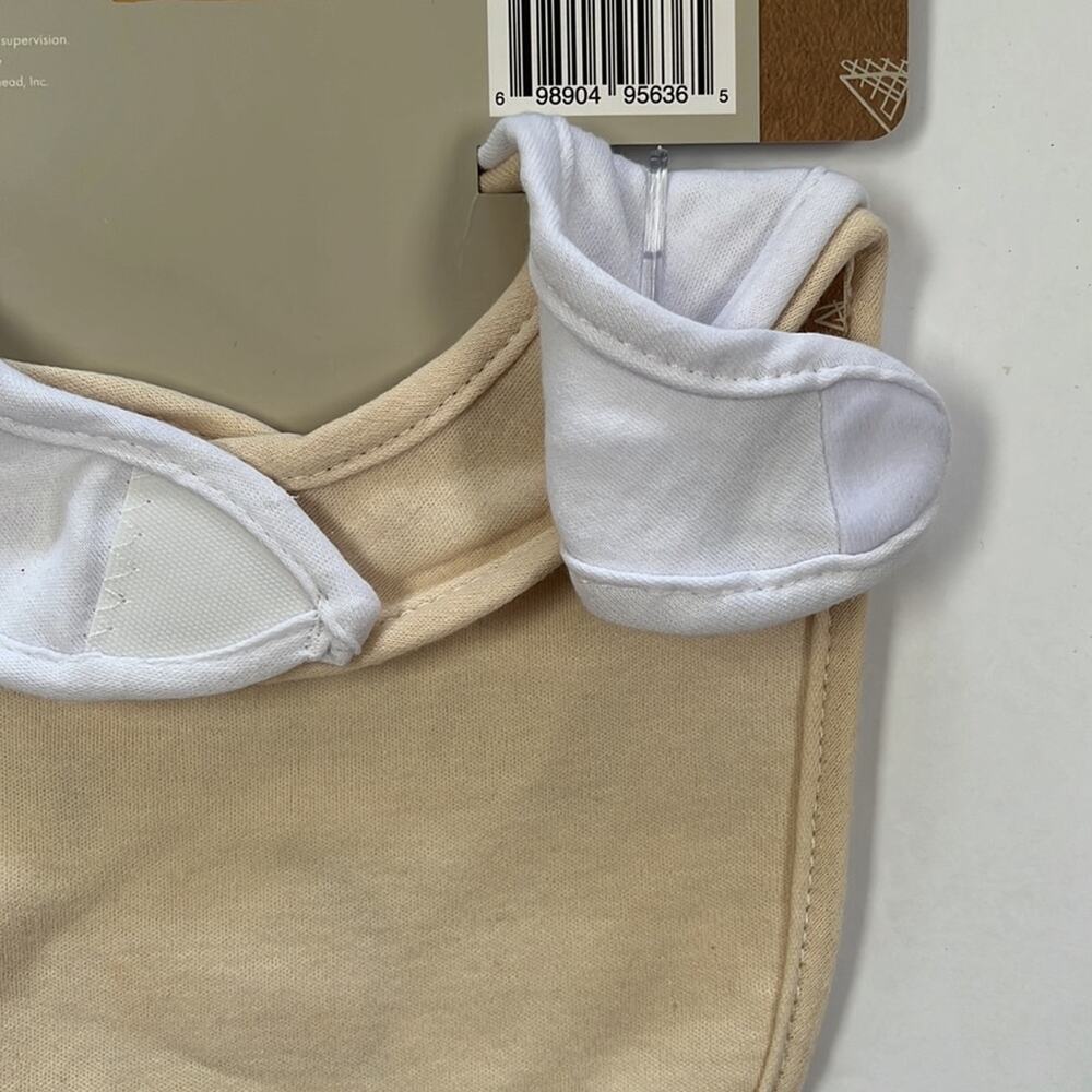 Kate & Milo "My First Thanksgiving" "Cutie Pie" Cloth Baby Bibs Set of 2 - Picture 7 of 7
